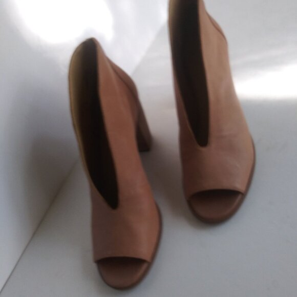 Lucky Brand, Open Toe Leather Bootie, size 10 - Picture 2 of 5